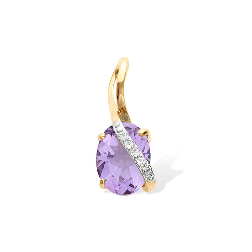 Подвеска фантазийная,  Золото 585, П122-1190Ам