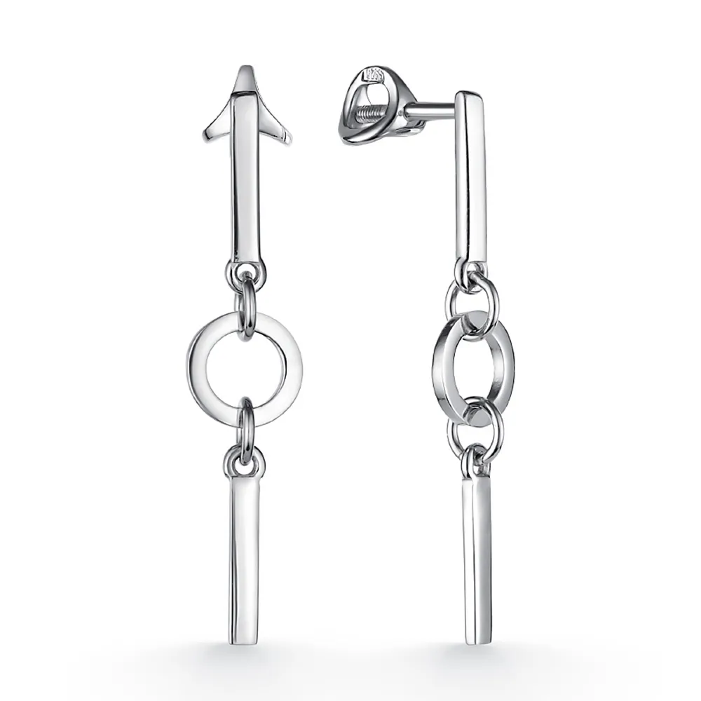 Серьги пусеты-гвоздики, Серебро 925, с1220рв