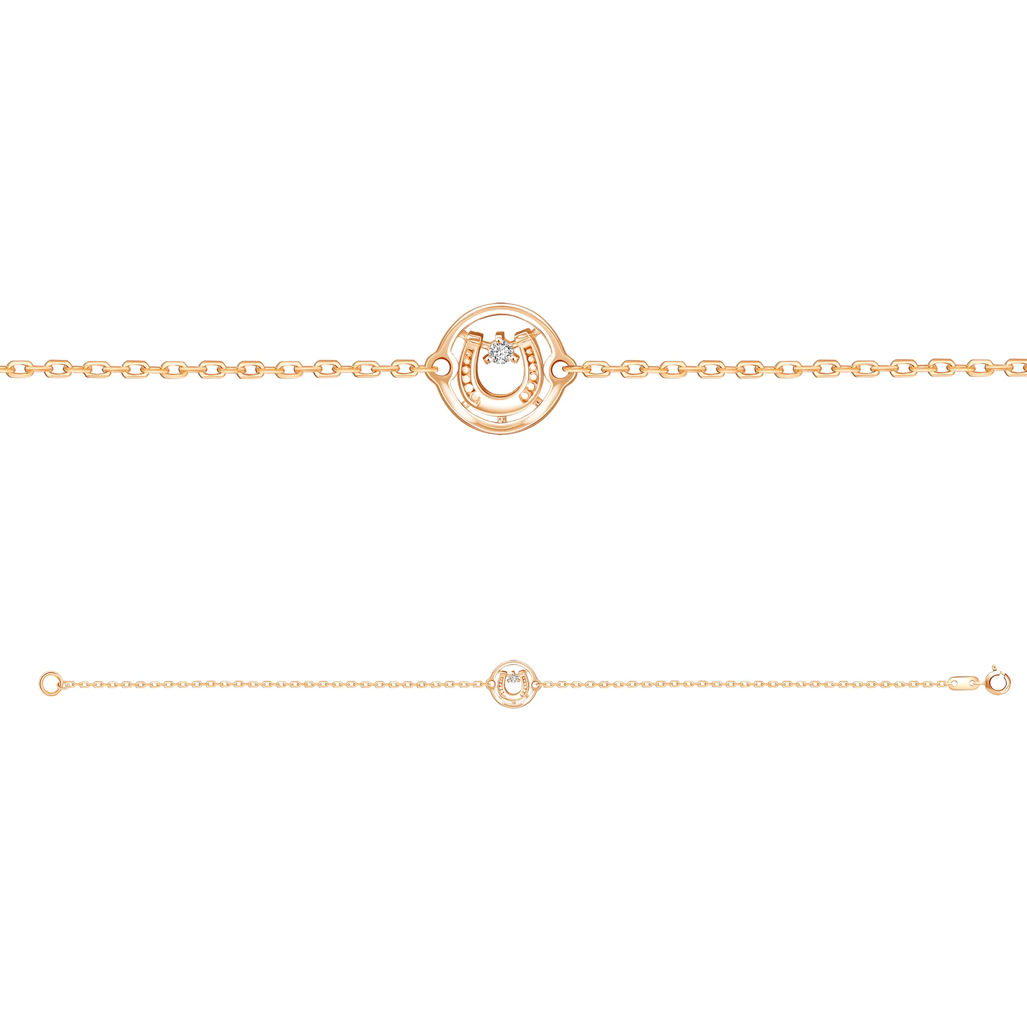 Браслет фантазийный Золото 585 
 04-58-1191-00