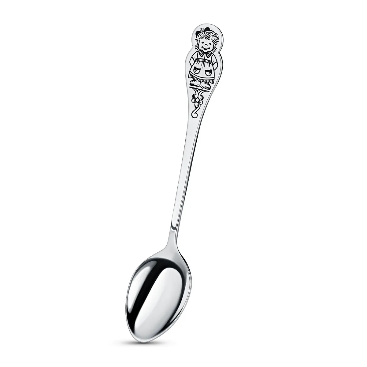 40010326В05 Ложка детская "Танечка",  Серебро 925