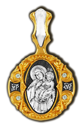 Иконка нательная,  Серебро 925, 08621