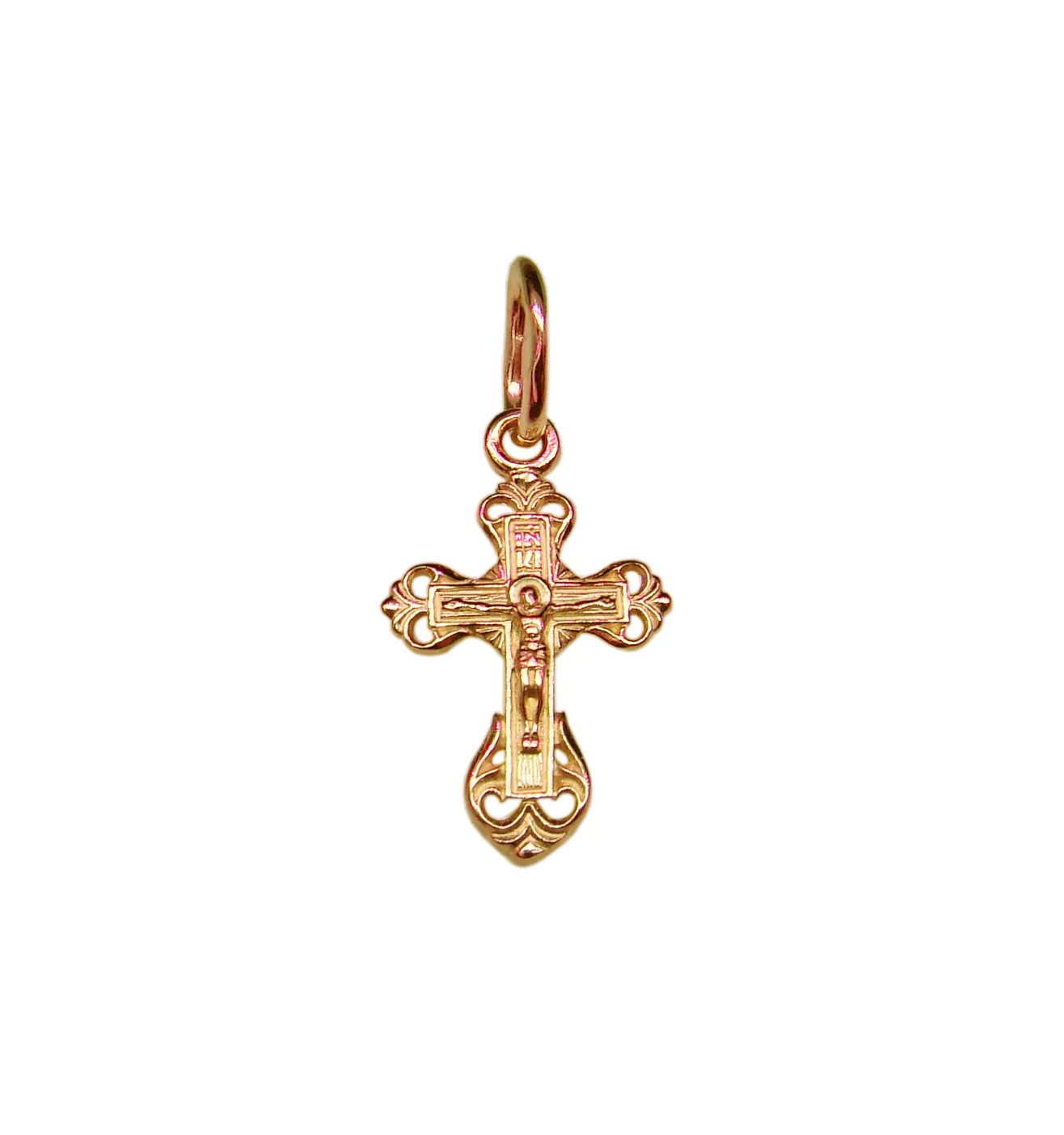 Подвеска крест, Золото 585, вп-1492