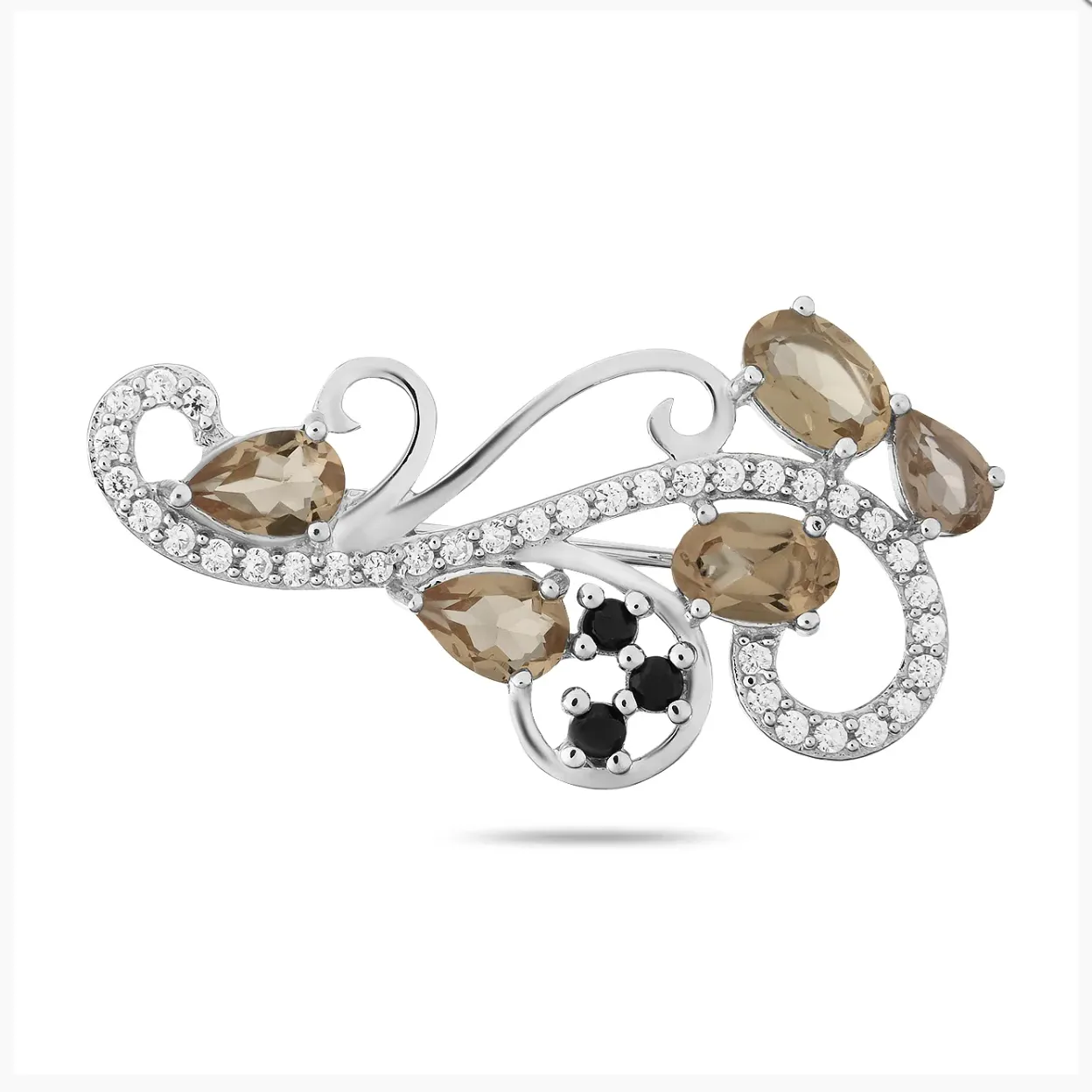 Брошь из серебра