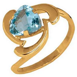 Кольцо Золото 585, Топаз 104608 1 6 10 Кольцо Золото 585, Топаз 104608 1 6 10