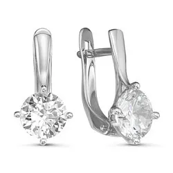 Серьги, Золото 585, Фианит б126649 Серьги, Золото 585, Фианит б126649