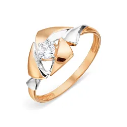 Кольцо Золото 585, Фианит Т142018736 Кольцо Золото 585, Фианит Т142018736