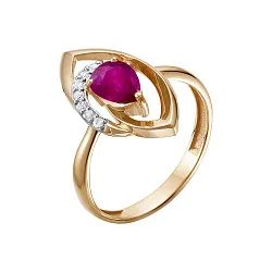 Кольцо Золото 585, Рубин К112-7878Рс Кольцо Золото 585, Рубин К112-7878Рс