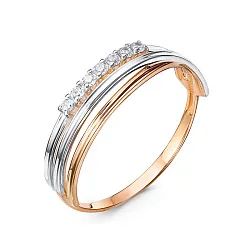 Кольцо Золото 585, Фианит 1104795 Кольцо Золото 585, Фианит 1104795