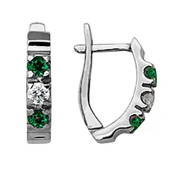 Серьги, Золото 585, Изумруд 121921ю Серьги, Золото 585, Изумруд 121921ю