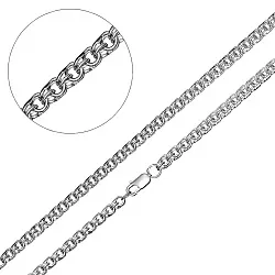 Цепочка Серебро 925, плетение Бисмарк БСР7р 120