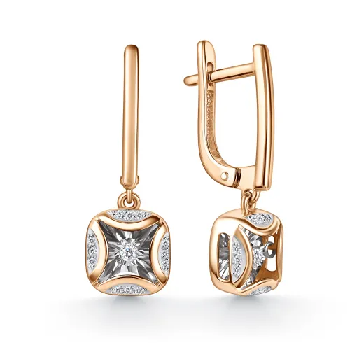 Серьги, Золото 585, 02-11-51206-31-00-1