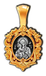 Иконка нательная,  Серебро 960 08675 Иконка нательная,  Серебро 960 08675