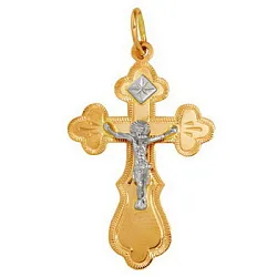 Подвеска крест, Золото 585 303210 1 1