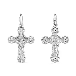 Подвеска крест, Золото 585, Бриллиант 10-12-0023 Подвеска крест, Золото 585, Бриллиант 10-12-0023