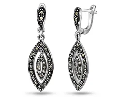 Серьги, Серебро 925, Марказит 656463