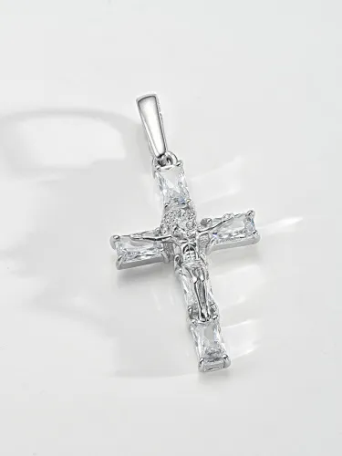 Подвеска крест, Серебро 925, ПД-1-341р