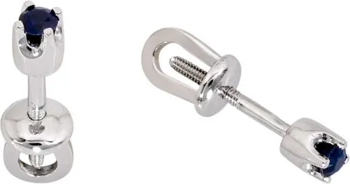 Серьги пусеты-гвоздики, Золото 585, 125021ю