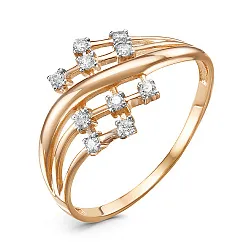 Кольцо Золото 585, Фианит 1295707 1 1 1 Кольцо Золото 585, Фианит 1295707 1 1 1