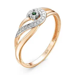 Кольцо Золото 585, Изумруд К112-3611ГТИ Кольцо Золото 585, Изумруд К112-3611ГТИ