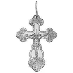 Подвеска крест, Серебро 925 KP 40