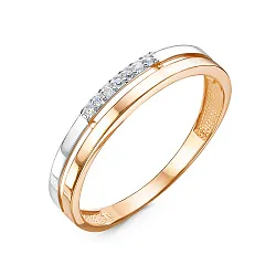 Кольцо Золото 585, Фианит 1105519 Кольцо Золото 585, Фианит 1105519