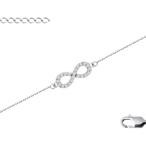 Браслет фантазийный Серебро 925 
 4340205286л-16-16