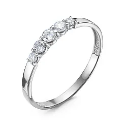 Кольцо Золото 585, Фианит б1102903 Кольцо Золото 585, Фианит б1102903