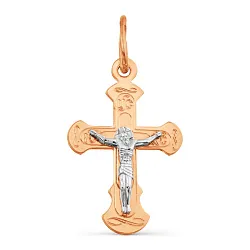 Подвеска крест, Золото 585 Т13086154