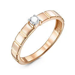 Кольцо Золото 585, Фианит 1108335