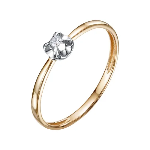 Помолвочное кольцо,  Золото 585, К112-8948