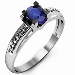 Кольцо Золото 585, Сапфир К210-879ГТС Кольцо Золото 585, Сапфир К210-879ГТС