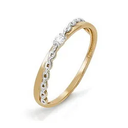 Кольцо Золото 585, Фианит 113471 Кольцо Золото 585, Фианит 113471