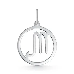 Подвеска знак зодиака Скорпион 24.10-22.11, Серебро 925 1-00021 Подвеска знак зодиака Скорпион 24.10-22.11, Серебро 925 1-00021