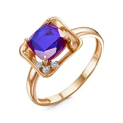 Кольцо Золото 585, Топаз 1437308 1 6 1