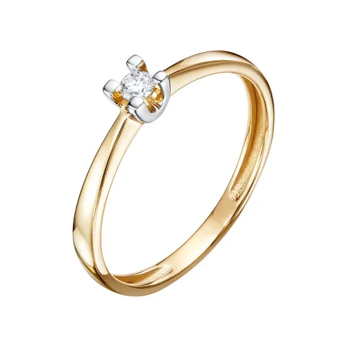 Помолвочное кольцо,  Золото 585, К112-8988