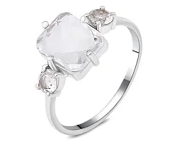 Кольцо Серебро 925, Хрусталь горный 656731