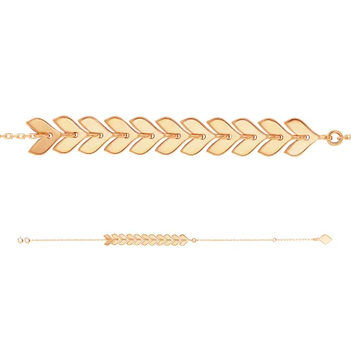 Браслет фантазийный Золото 585 
 00-58-0043-00