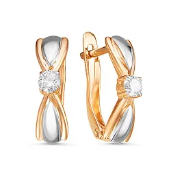 Серьги, Золото 585, Фианит 2341007 1 1 1 Серьги, Золото 585, Фианит 2341007 1 1 1