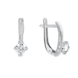 Серьги, Серебро 925, Фианит 2340200261 Серьги, Серебро 925, Фианит 2340200261