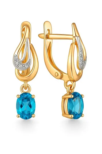 Серьги, Золото 585, 2002904ТС