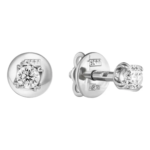 Серьги пусеты-гвоздики, Золото 585, 83-42E61628-F1DD