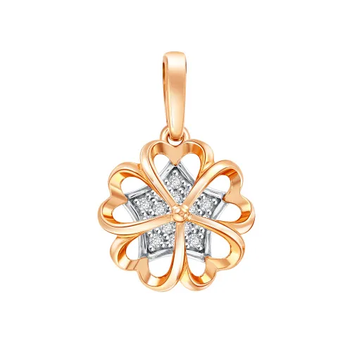 Подвеска фантазийная,  Золото 585, 04-53-0843-00