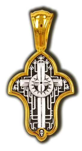 Подвеска крест, Серебро 925, 08465