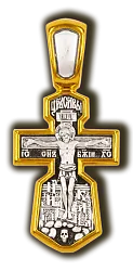 Подвеска крест, Серебро 925 08328