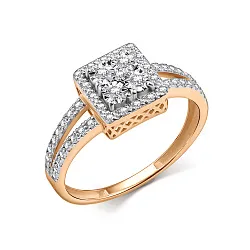 Кольцо Золото 585, Бриллиант 01-11-51108-31-00