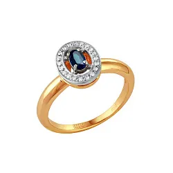Кольцо Золото 585, Сапфир 54000208 Кольцо Золото 585, Сапфир 54000208
