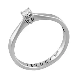 Помолвочное кольцо,  Золото 585, Бриллиант 83-42R10902-F2DD