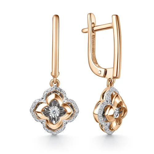 Серьги, Золото 585, 02-11-51205-31-00-1