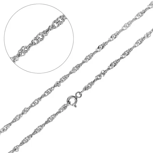 Цепочка Серебро 925, плетение Сингапур, СИ 0,3