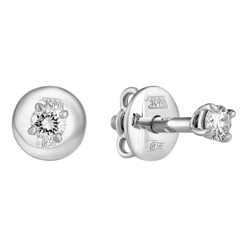 Серьги пусеты-гвоздики, Золото 585, 83-42E61578-F0DD